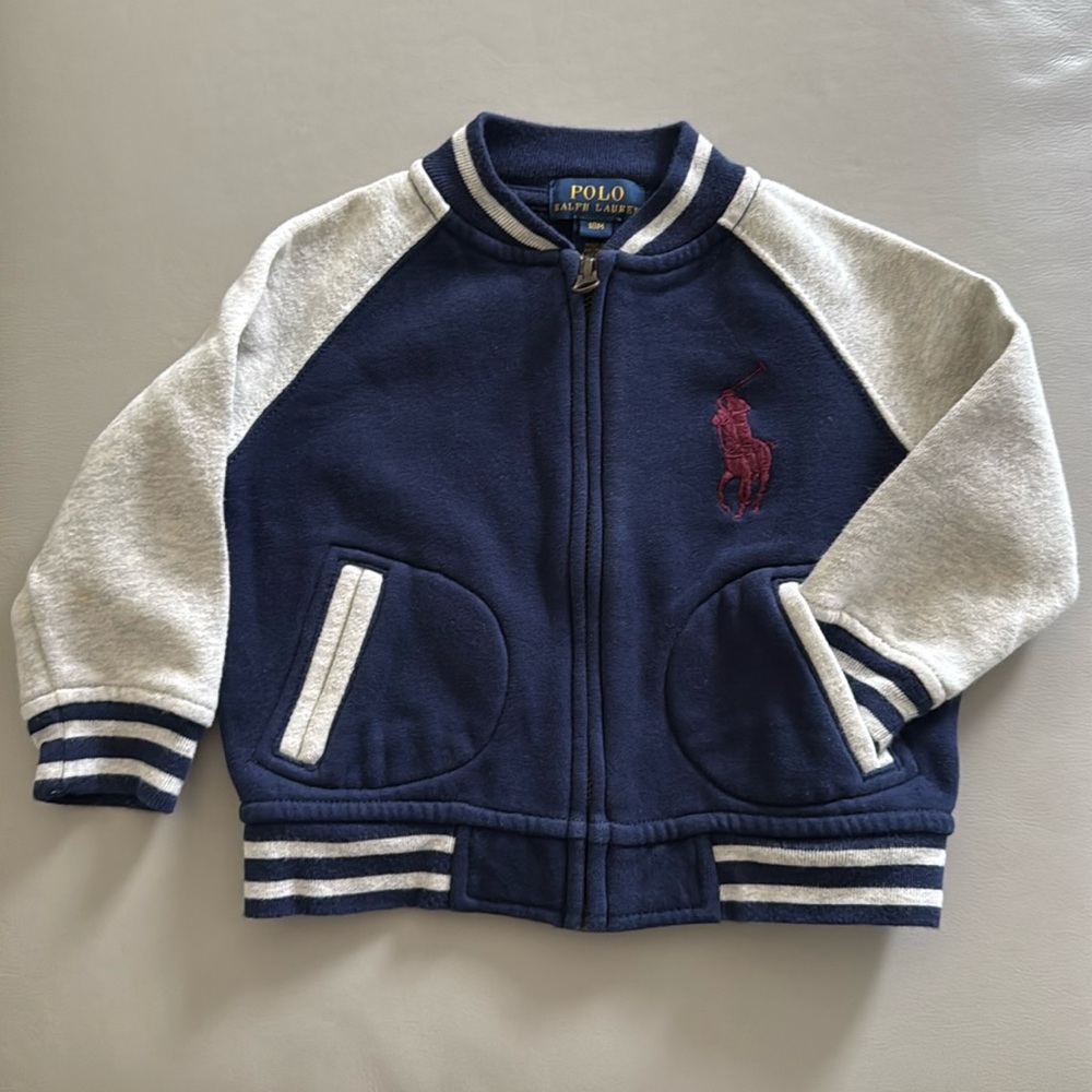 Polo Navy and Gray Jacket Size 18mos